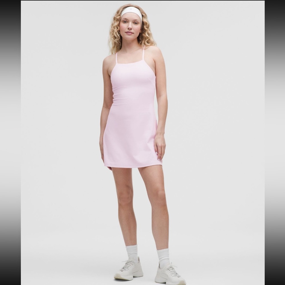 NWT Lululemon lululemon Align Side-Slit Cami Dress Size 6 Pink Organza $148